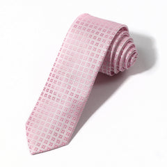 Small Plaid Necktie For Men - Dating Party Accessory