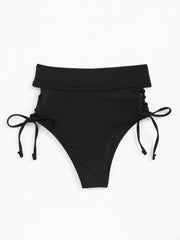 Sexy Criss Cross Strap Tie Side Bikini Bottom