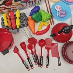 Pretend Kitchen Toy Set for Boys and Girls