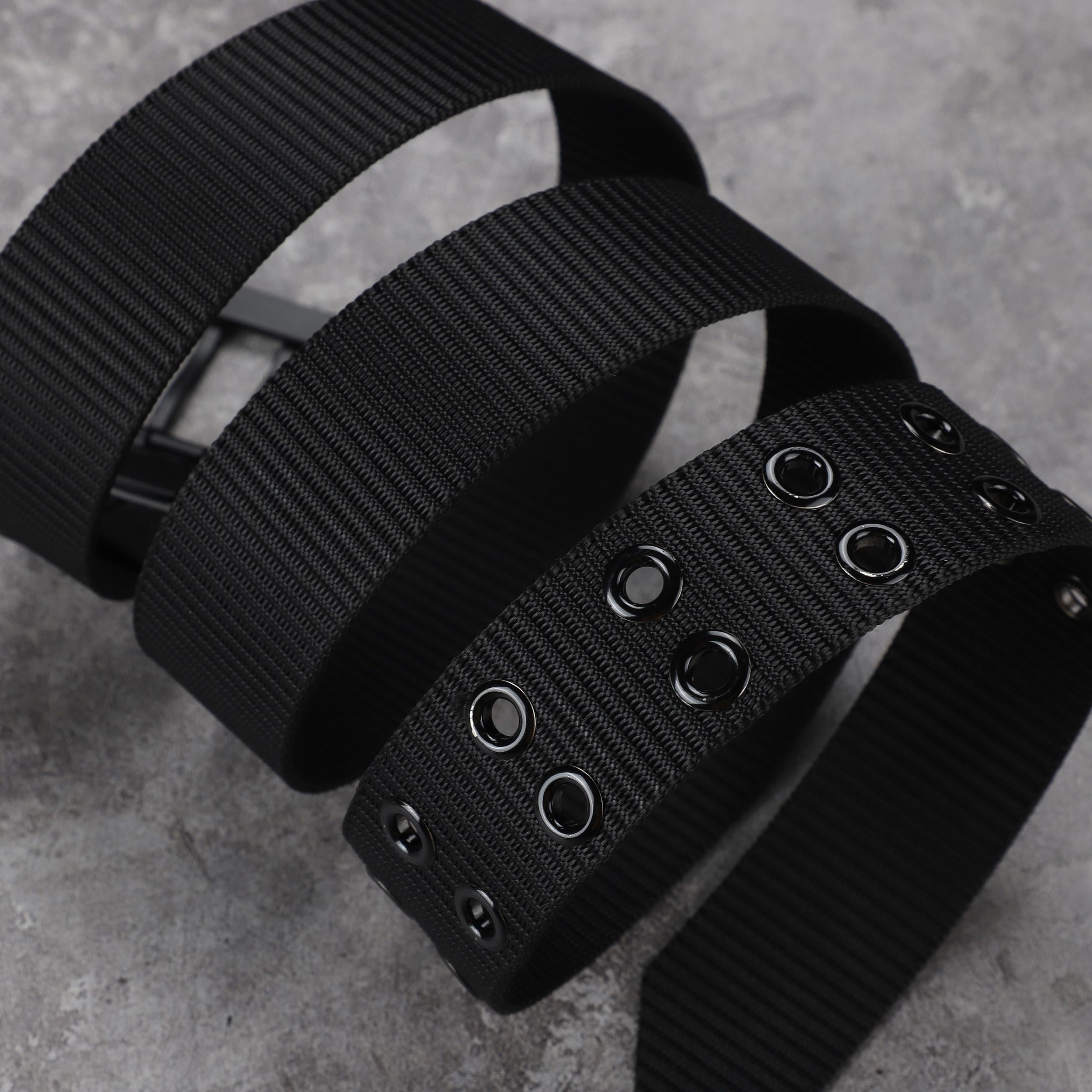 Nylon Square Belt Casual Leather Belt For Men