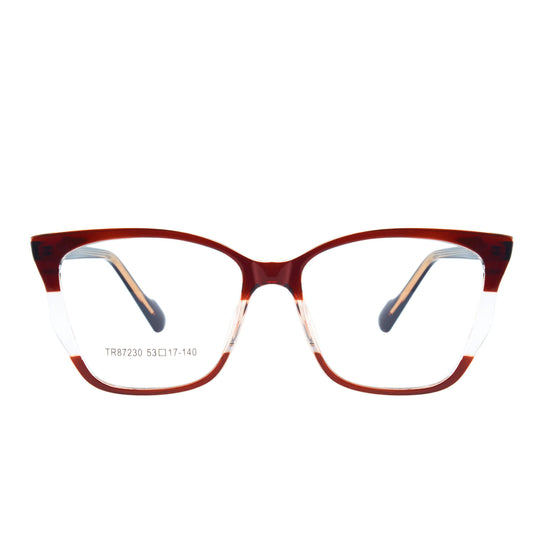Women Oversized Cat Eye Computer Glasses Block Light Relieve Eye Fatigue