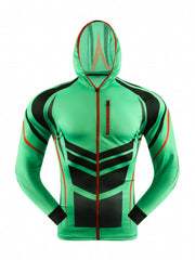 Men's UV Protection Fishing Hoodie Lightweight Sunblock Sport Jacket