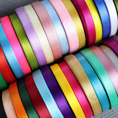 25 Yards 10mm Satin Ribbons Crafts Bow Gift Wrap Wedding Christmas Decor