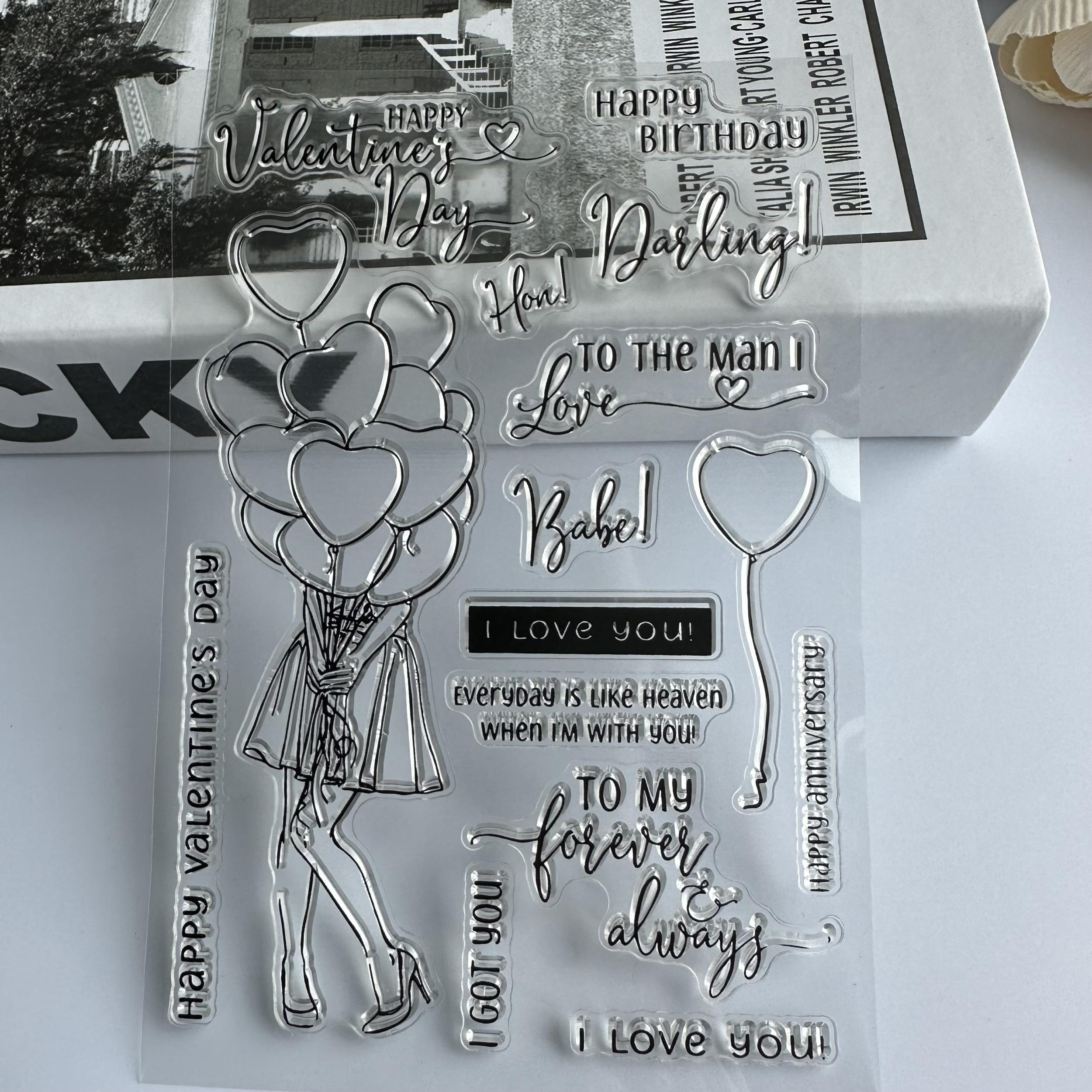 Cartoon Transparent Stamp for Journaling & Scrapbooking