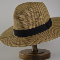 Boho Style Sunshade Straw Hat for Travel Seaside Unisex