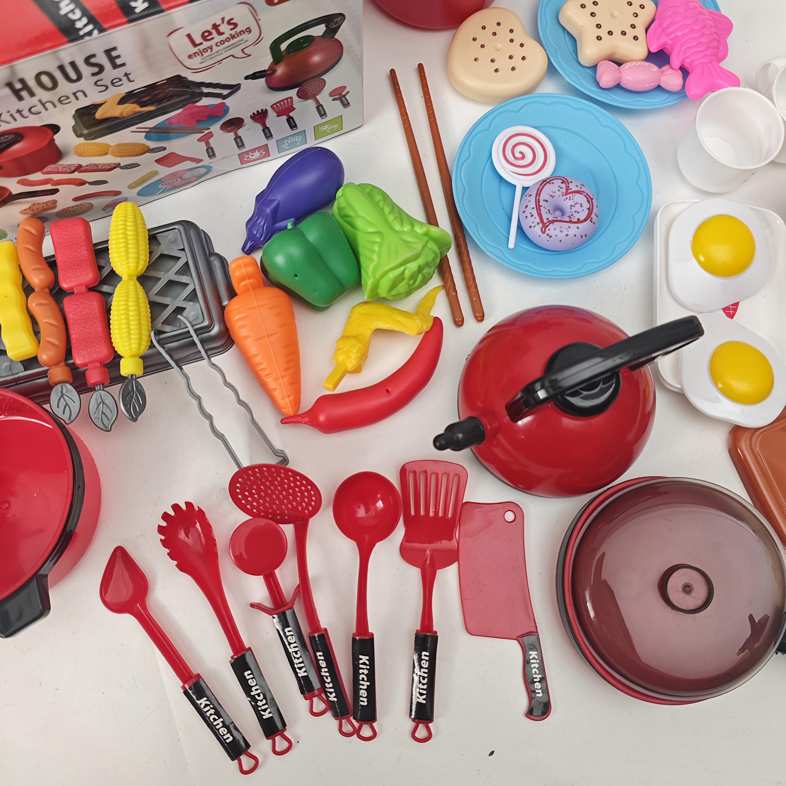 Pretend Kitchen Toy Set for Boys and Girls