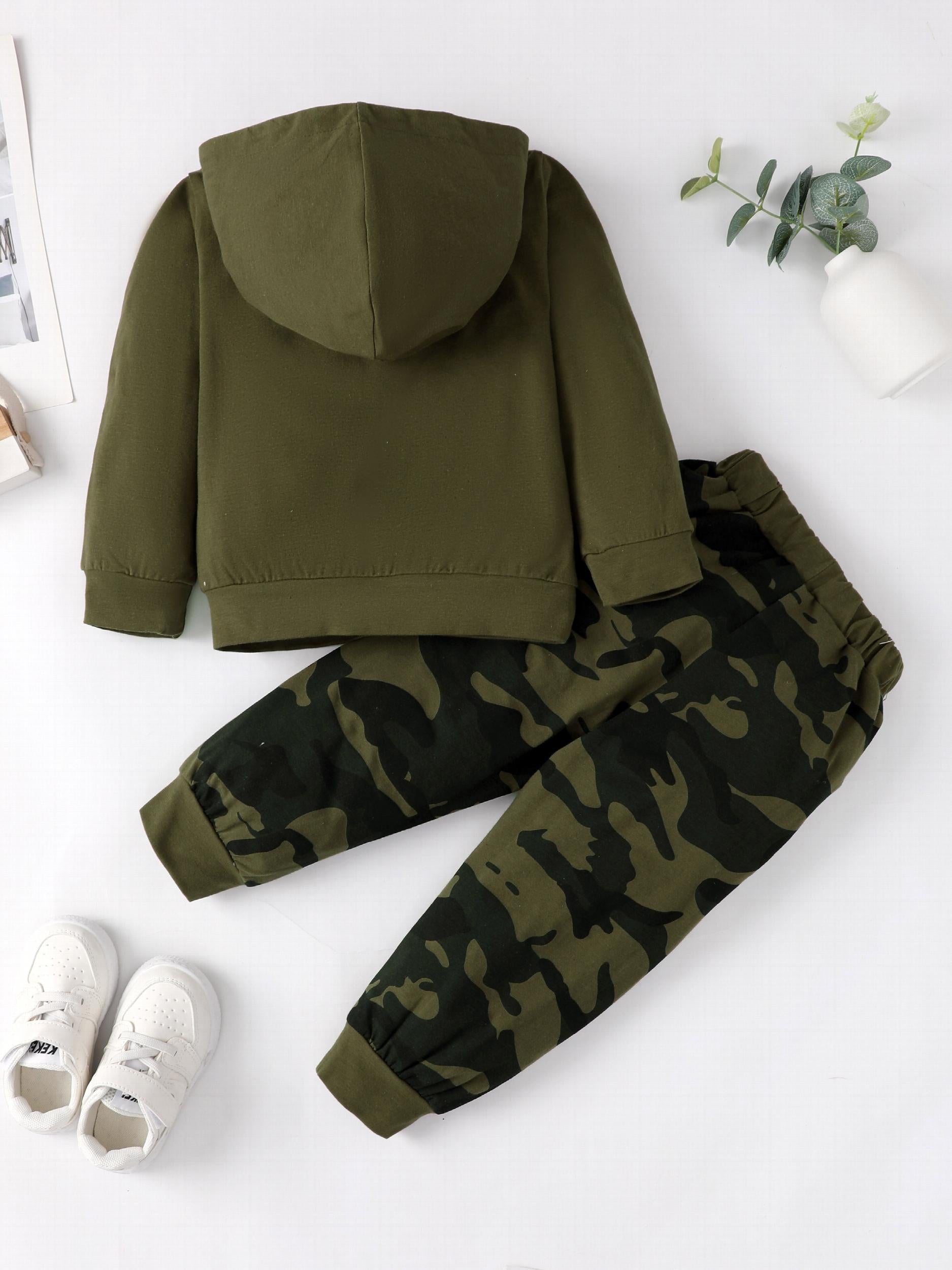 Boys Hoodie & Sweatpants Set Kids Casual Clothes