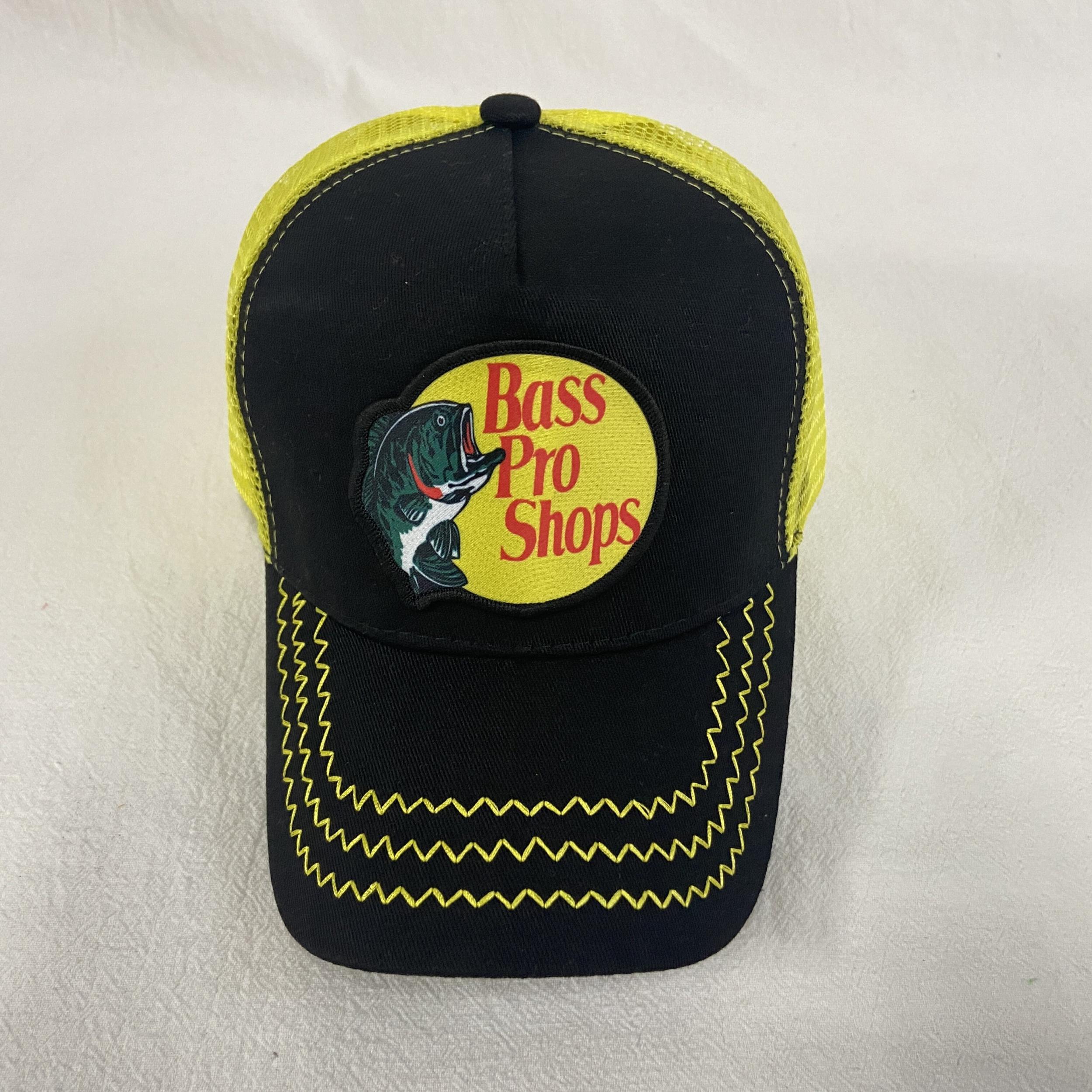 Mesh Breathable Trucker Hat Fish Print Baseball Cap Adjustable Sun Hats