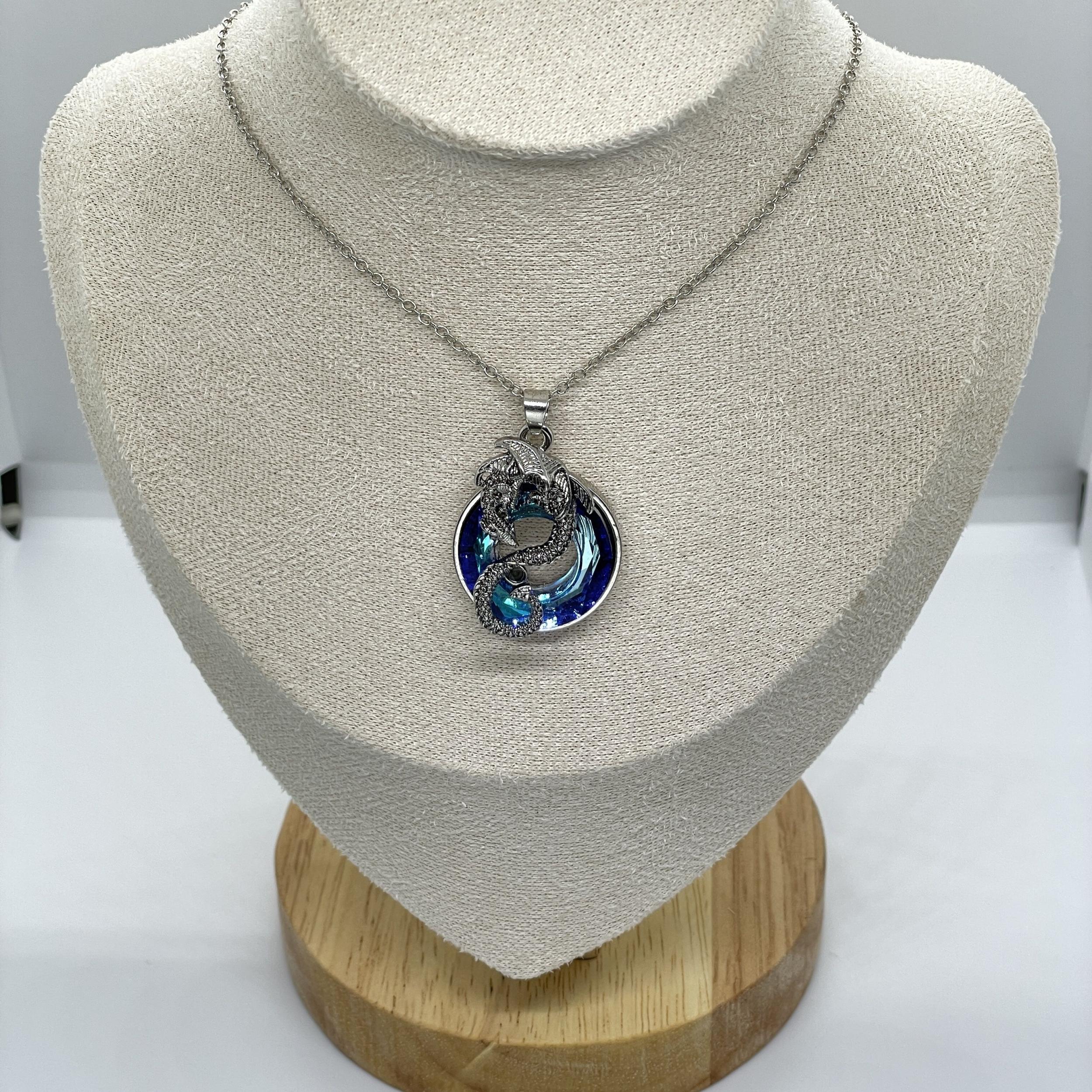 Dragon Scale Pendant Necklace Retro Style Gift for Men & Women