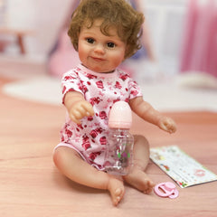 Adorable Maddie Reborn Doll with Rooted Hair - Waterproof Soft Touch Vinyl
