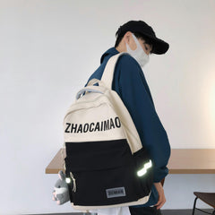 Women's Solid Backpack for Travel and School