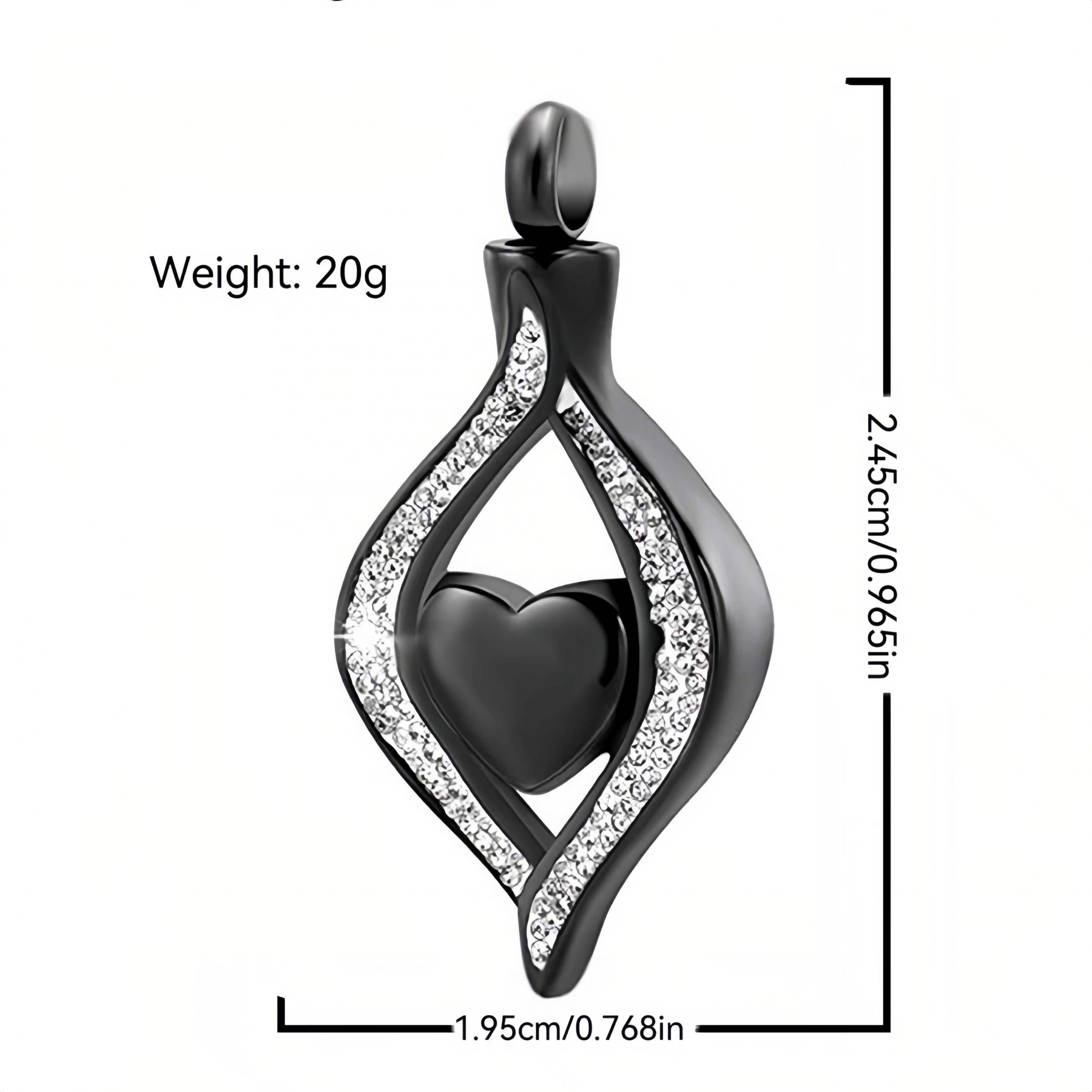 Pet Memorial Pendant Cremation Urn Necklace