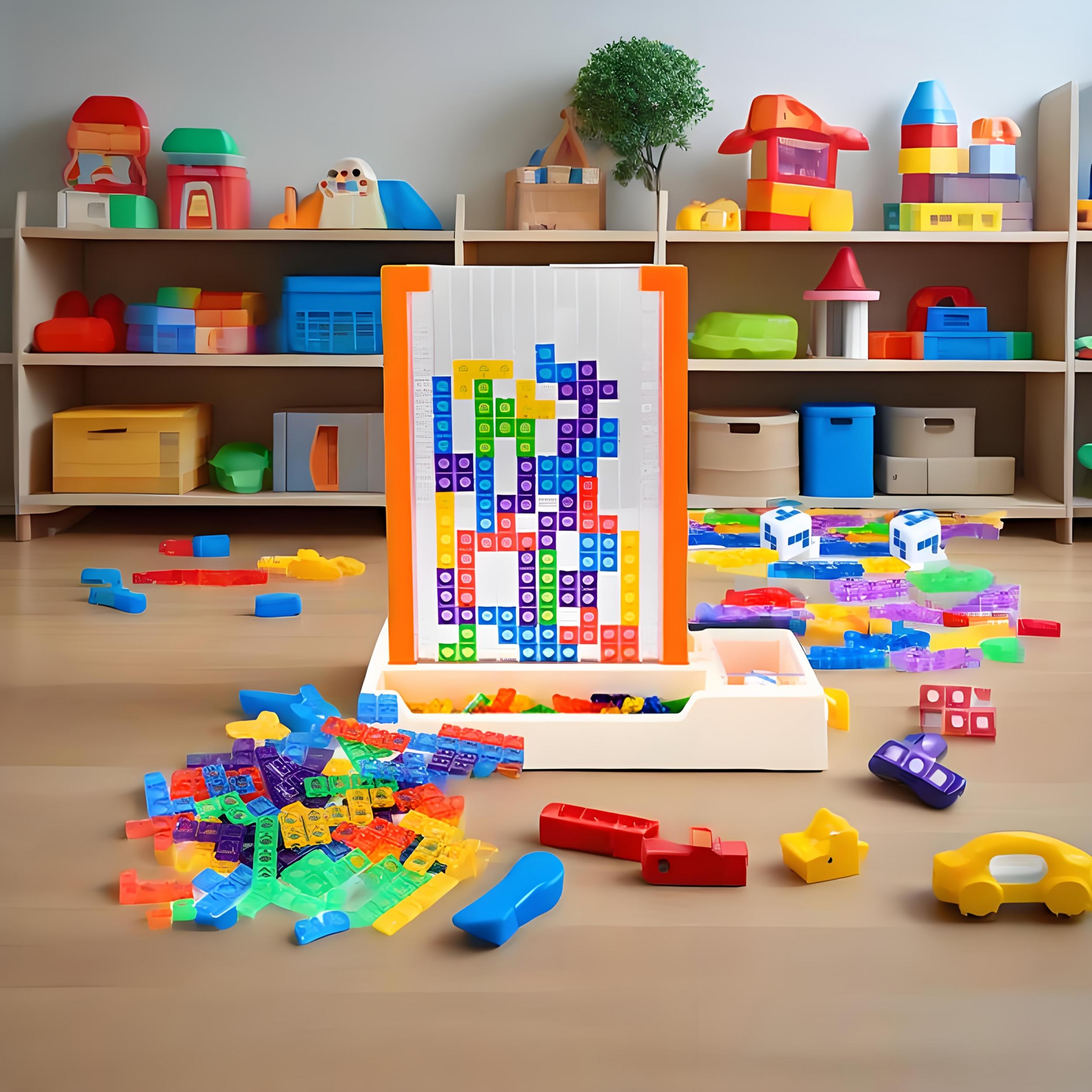 Colorful 3D Puzzle Cube Set for Family Fun & Strategy Game