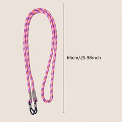 3mm Nylon Braided Colorful Glasses Lanyard Glasses Chain Sunglasses Halter