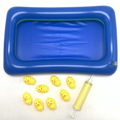 Baby Bath Toys Set with Ducks & Pump