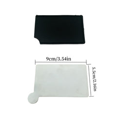 Stainless Steel Mini Makeup Mirror with Case, Travel Size Handheld Unbreakable