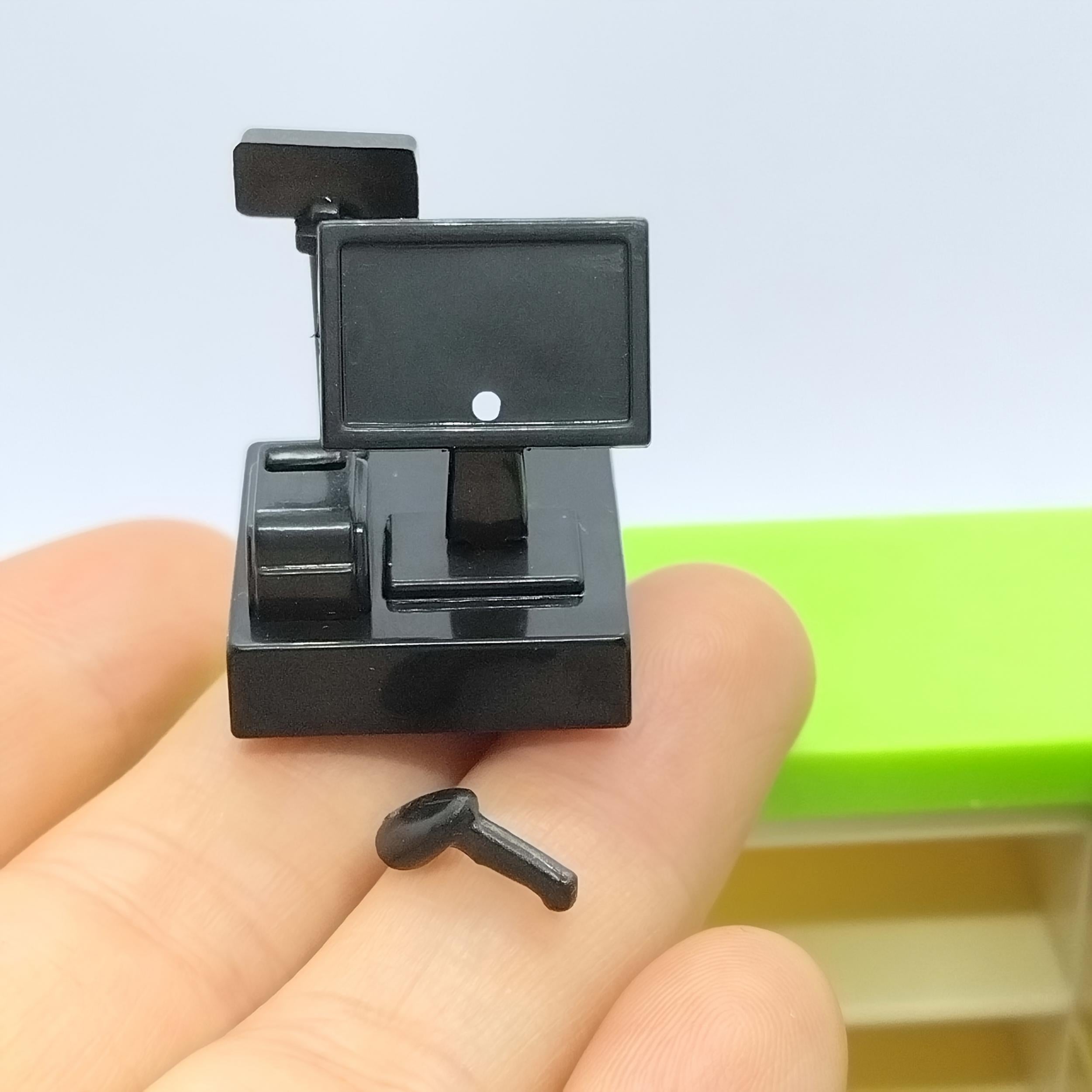 Plastic Cash Register Model for Dollhouse Display