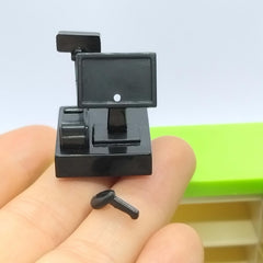 Plastic Cash Register Model for Dollhouse Display