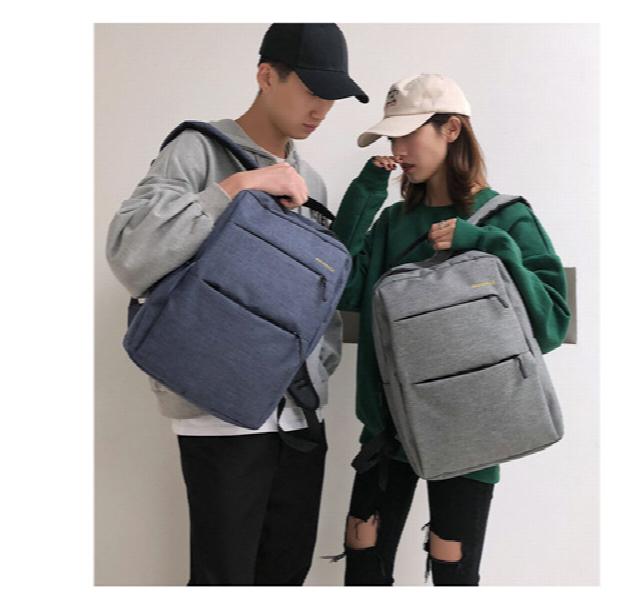 USB Charging Canvas Backpack 3 Pcs/set Schoolbag For Teenagers