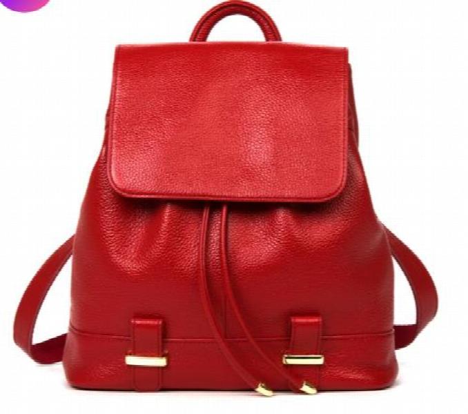 Leather Backpack Women's Travel Bag Top Layer Cowhide Women's Bag