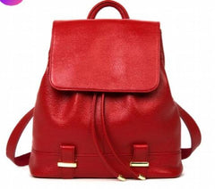 Leather Backpack Women's Travel Bag Top Layer Cowhide Women's Bag