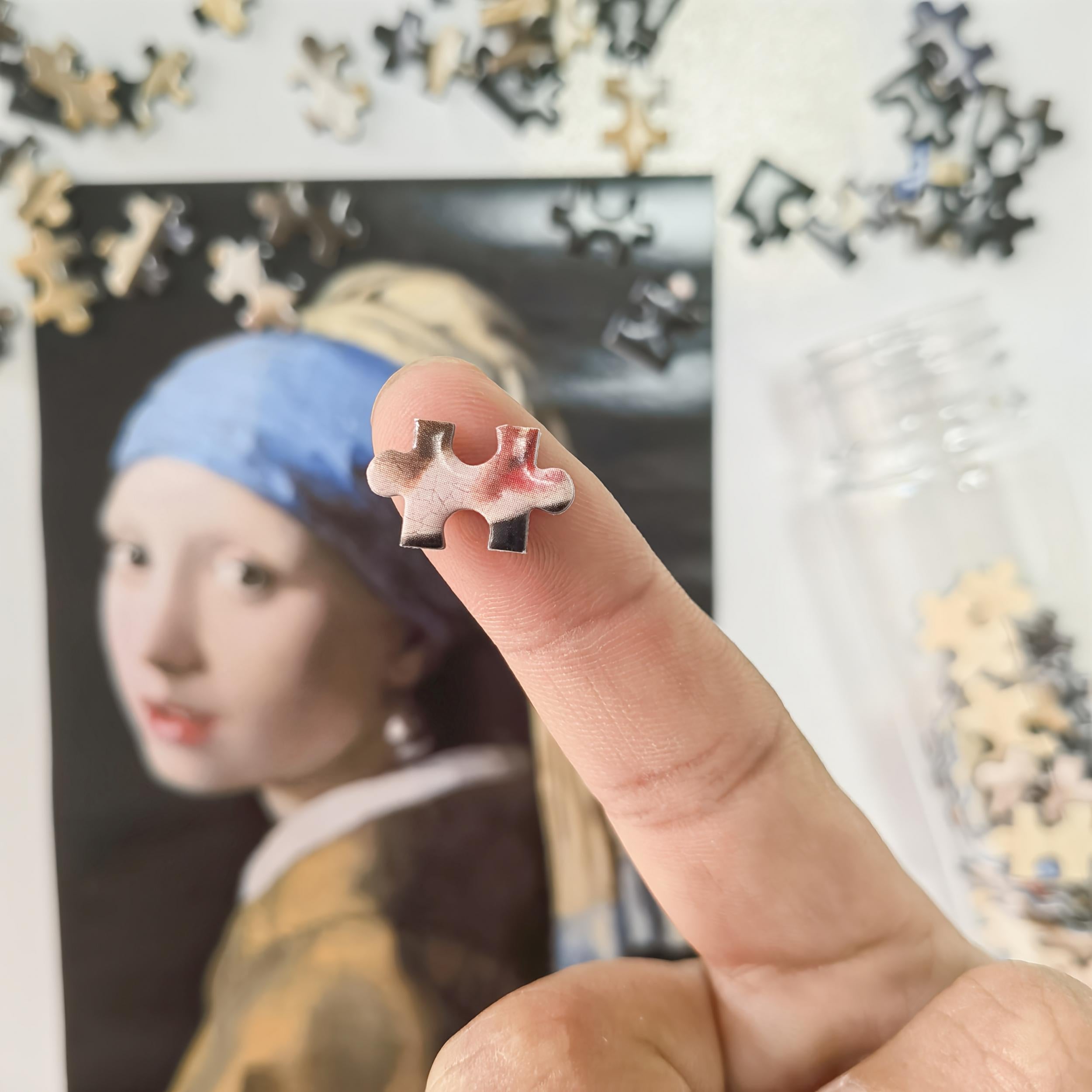 Mini Art Jigsaw Puzzle Vermeer's Girl with a Pearl Earring 150pcs