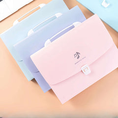 10pcs A4 Layer Organ Bag 13 Layer Portable School Bag