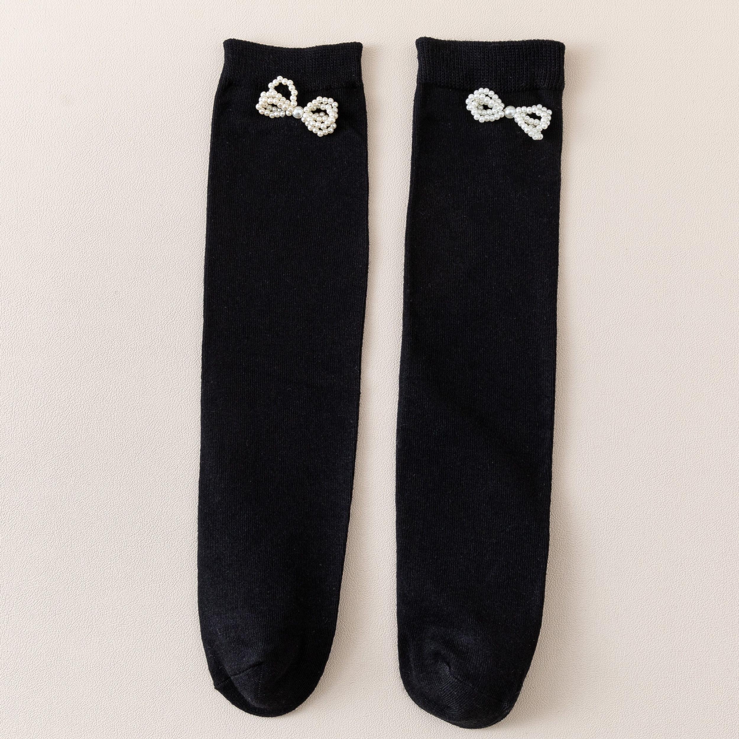 Girls Kids Stockings Breathable Long Socks