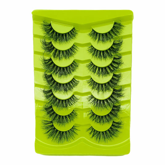 7 Pairs Fairy Style Wispy Volume False Lashes Natural Look
