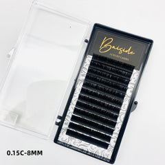 Soft Silk 0 15mm C Curl Lash Extensions 8 15mm Cat's Fox Eye Perfect for Salon