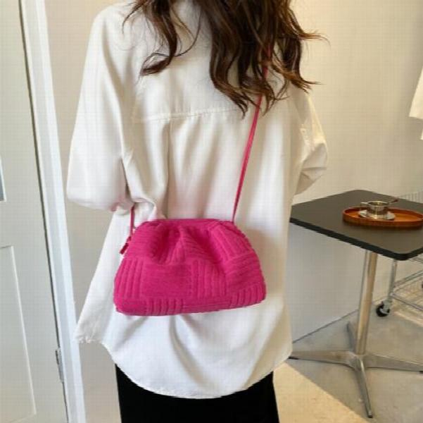 Women's Towel Bag Handbag Chain Shoulder Bag