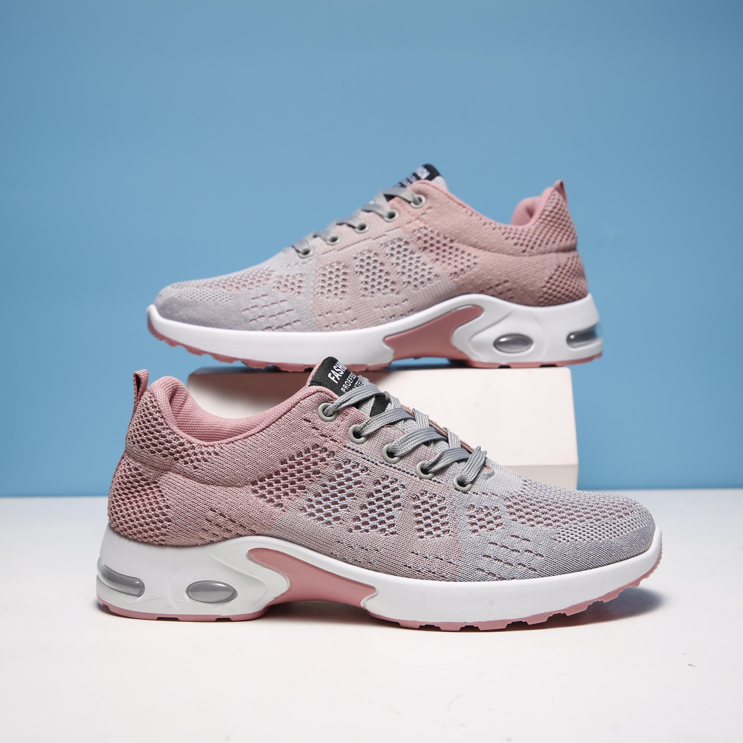 Women's Knitted Sport Shoes Lightweight Running Sneakers