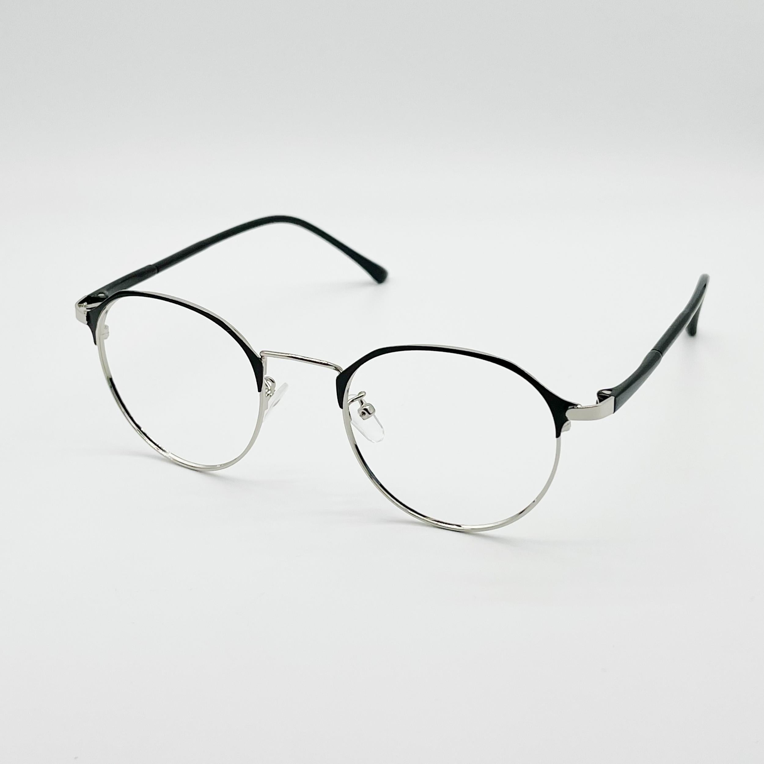Fashionable Irregular Glasses Mental&plate Three Colors