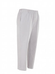  Solid Color High Rise Casual Pants with Pockets