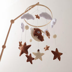 Bear Shaped Baby Toy, Nursery Room Decor, Stroller Pendant