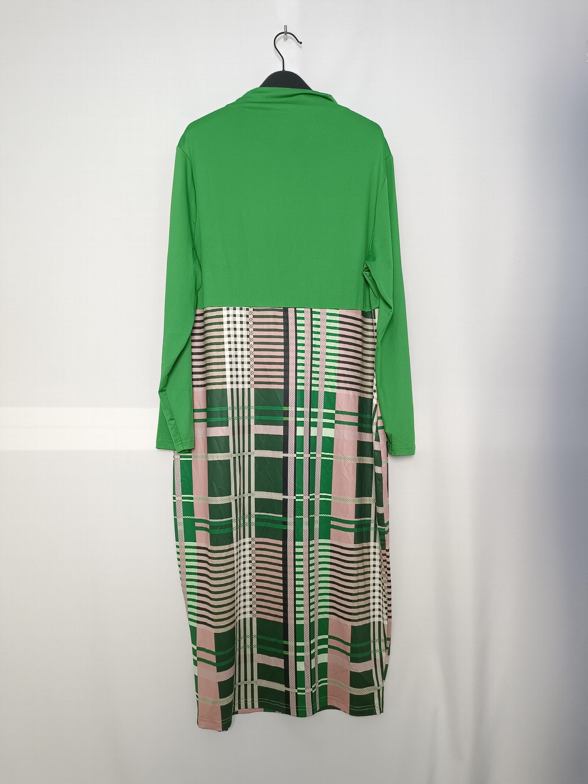  Mock Neck Bodycon Midi Dress