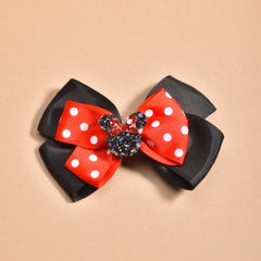 Girls Bowknot Hair Clip Ribbon Hairpin for Party School Travel