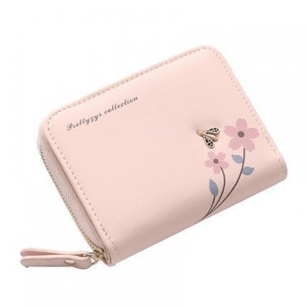 Prati's Women's Short Wallet Multi-function Folding Zero Wallet