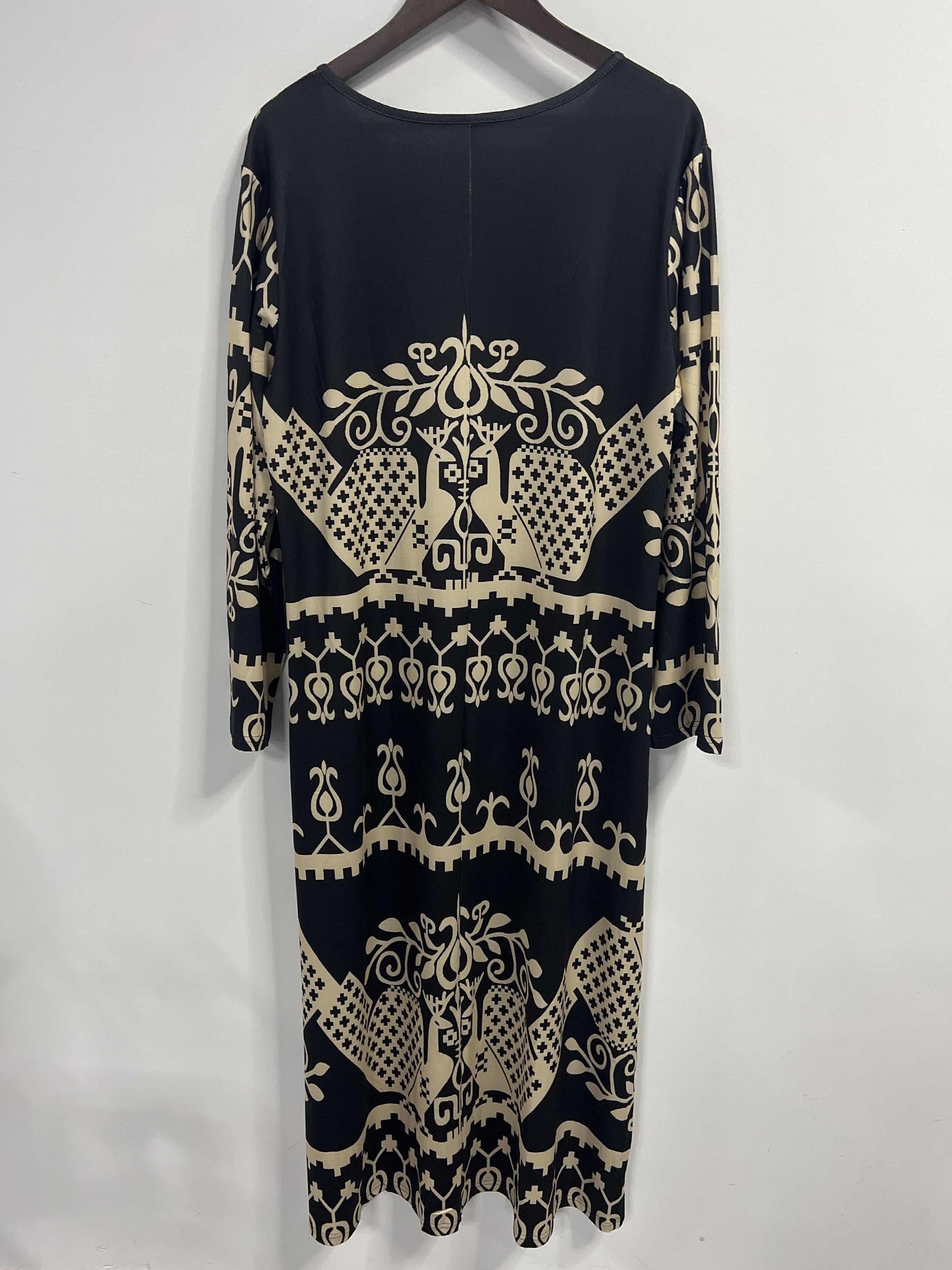  Boho Dress Women's Plus Tribal Print Maxi Dress