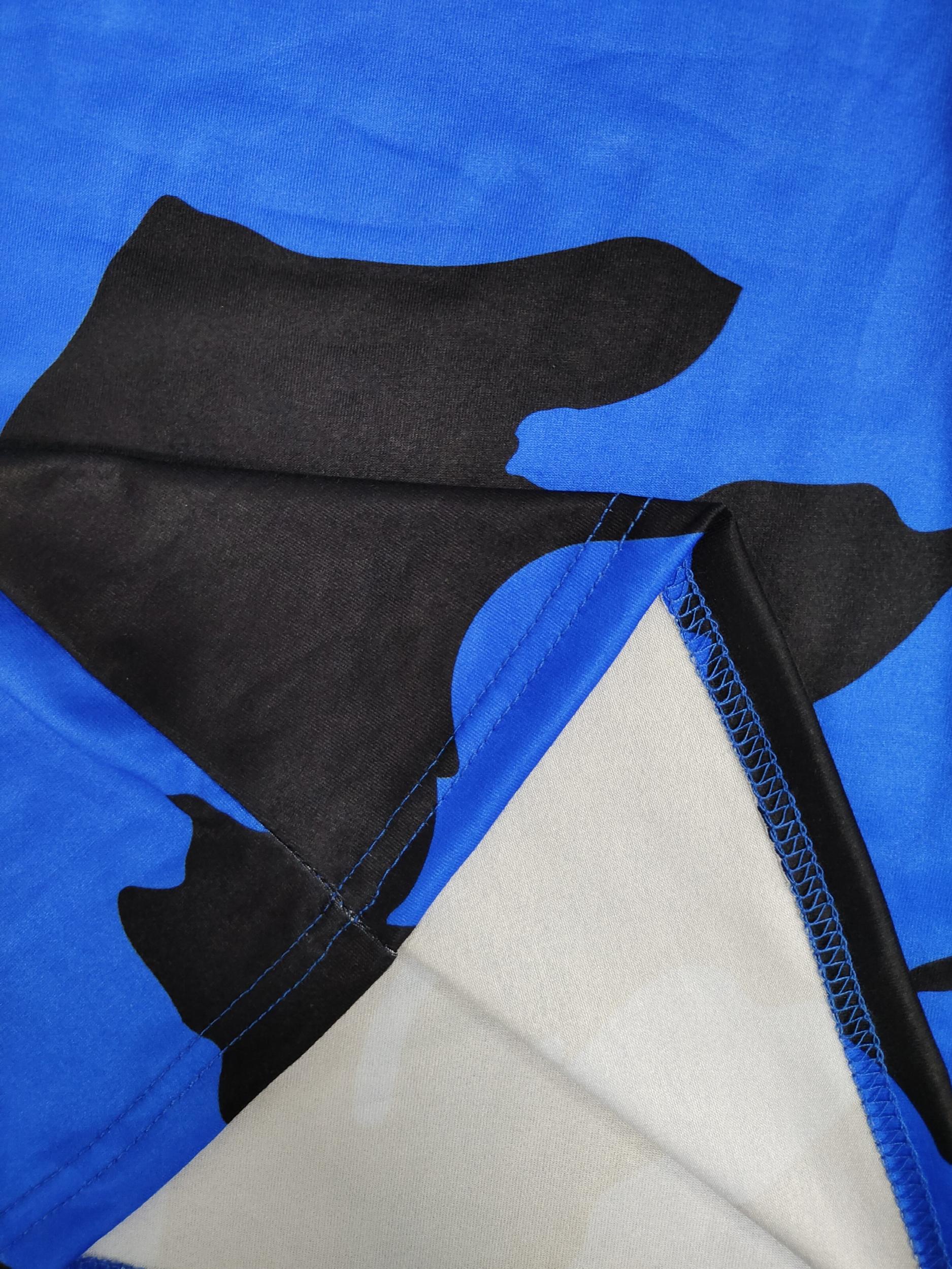  Random Print Flared Leg Pants