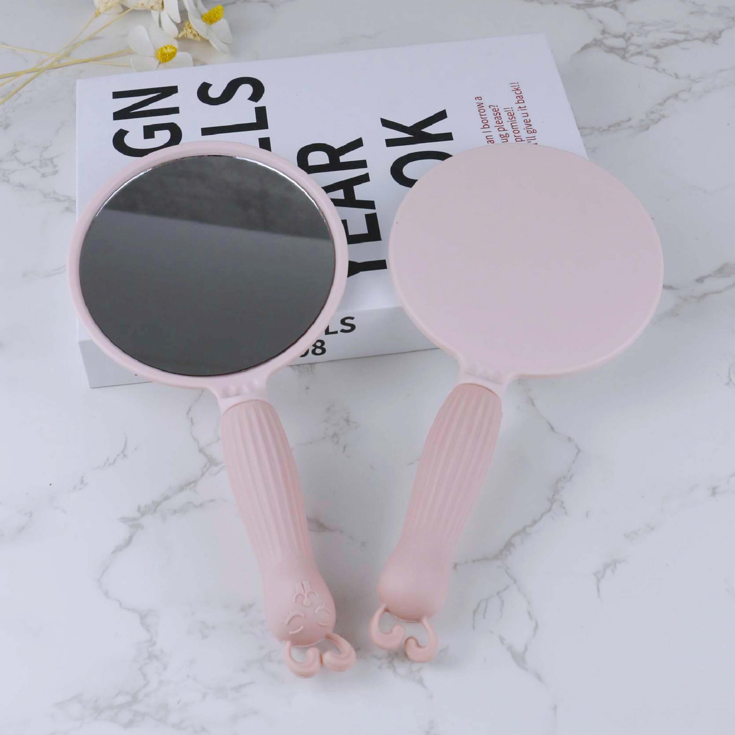 Cartoon Handle Candy Hand Mirror Portable Makeup Mirror