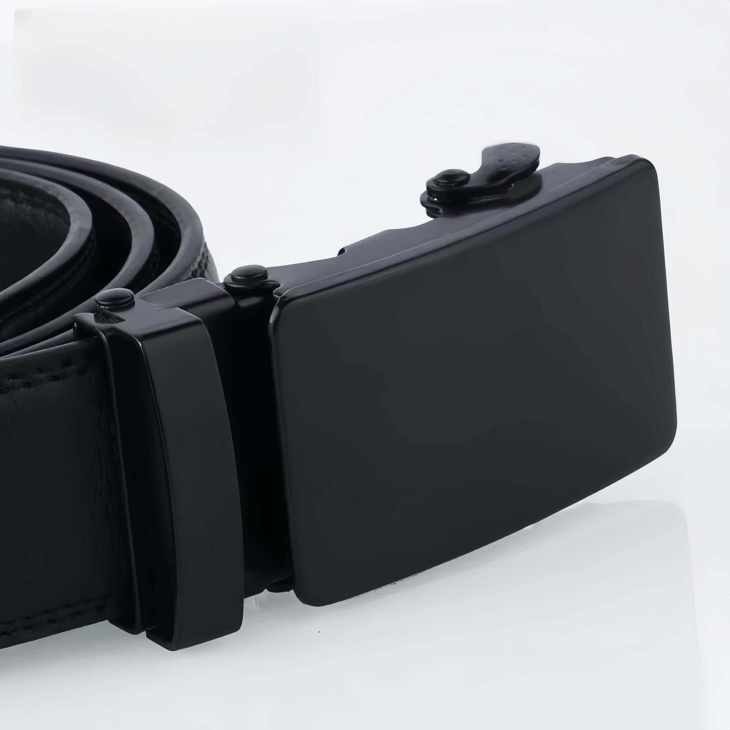 Men's Faux Leather Belt w/ Automatic Buckle for Business/Casual