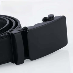Men's Faux Leather Belt w/ Automatic Buckle for Business/Casual