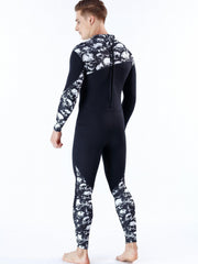 Men's Skulls Neoprene Diving Suit Warm Anti Jellyfish Cold Proof One Piece