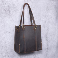 Genuine Leather Men's Tote Bag Shoulder Bag Briefcase