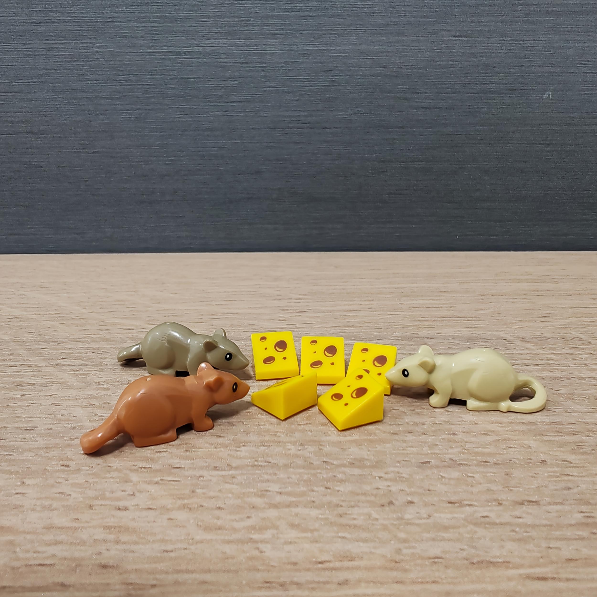 Mouse Cheese Building Blocks Halloween Gift