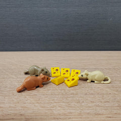 Mouse Cheese Building Blocks Halloween Gift