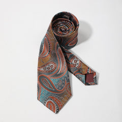 Men's Ethnic Style Cashew Flower Pattern Necktie