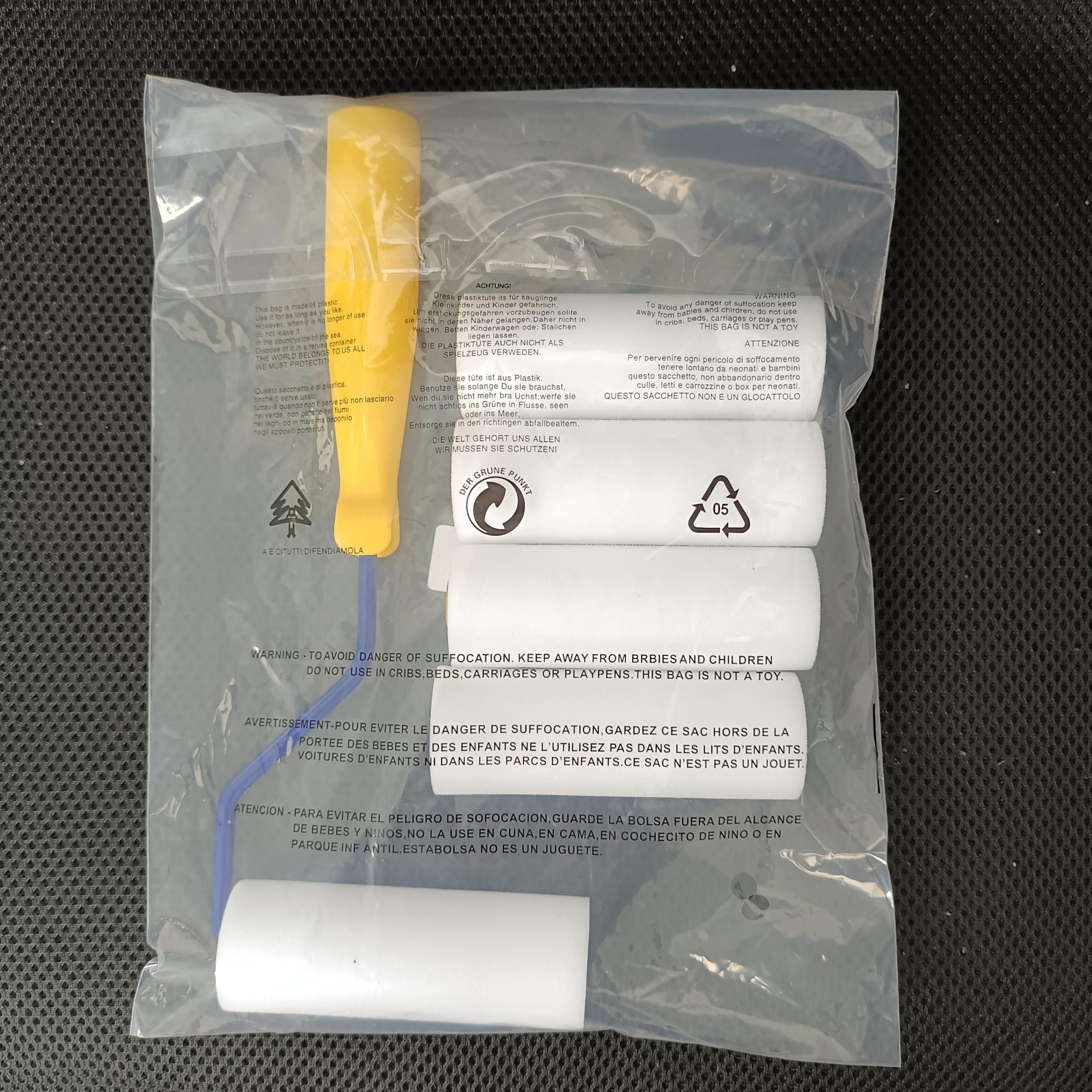 Foam Paint Roller Set 4 Inch 5 Pack Kit