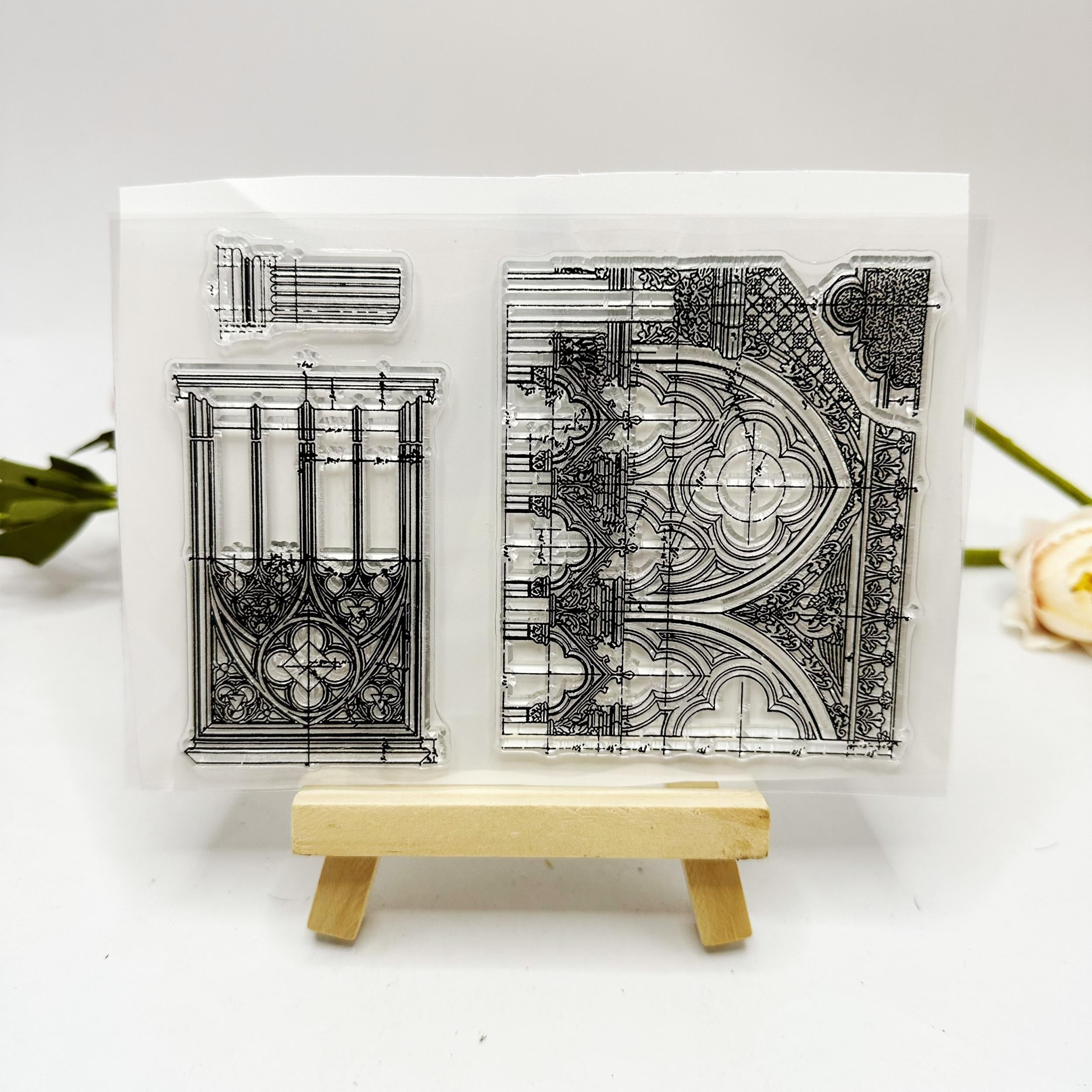 House Pattern Transparent Silicone Stamp For DIY